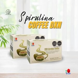 Spirulina Coffee DXN, 20 paquetes individuales de 21 g