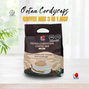 Ootea Cordyceps Coffee Mix 3 in 1 DXN por bolsa 20 unidades.