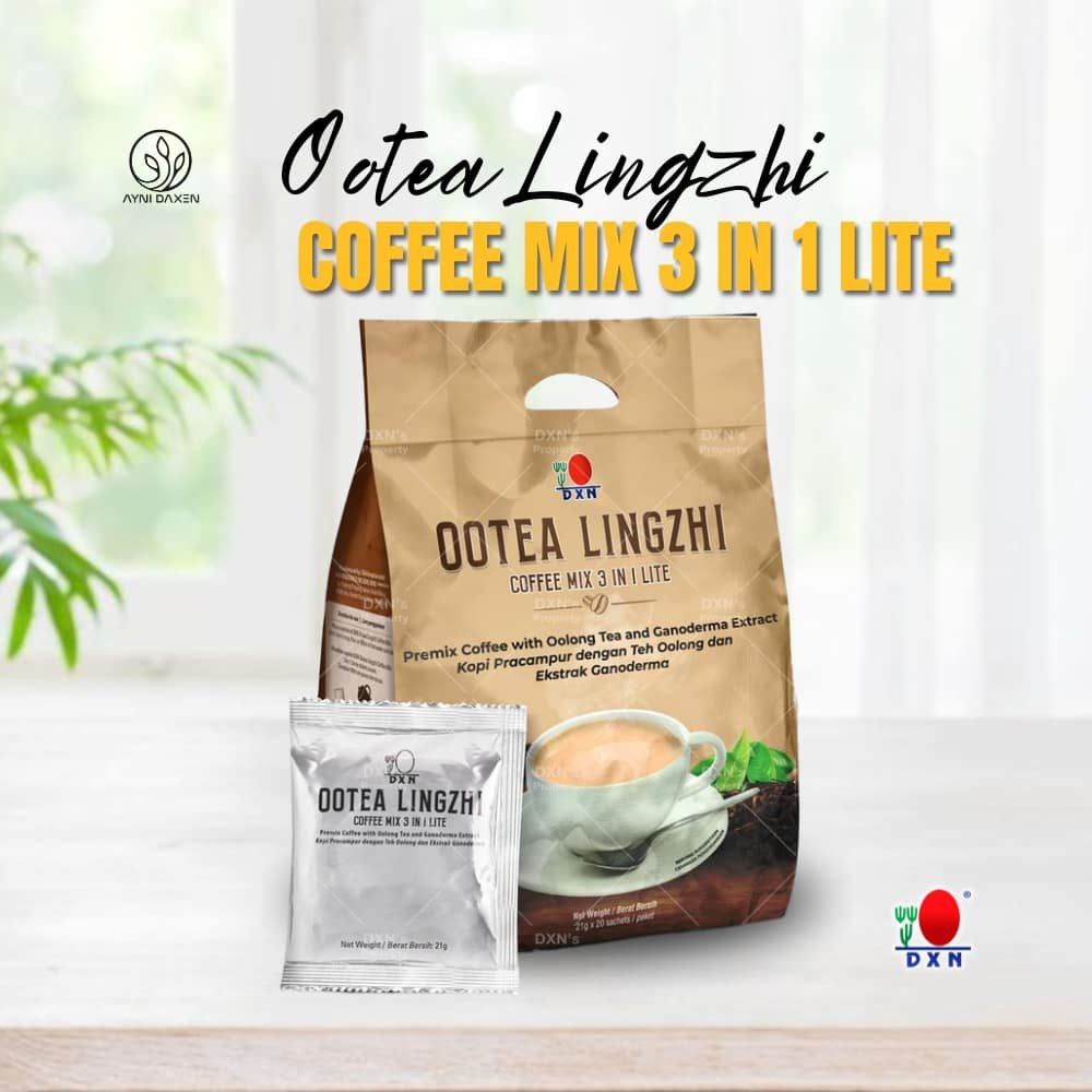 Ootea Lingzhi Coffee Mix 3 in 1 Lite DXN