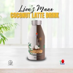 DXN Lion’s Mane Coconut Latte Drink bebida funcional con melena de león, coco y avena lista para beber