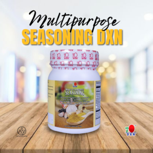 DXN Multipurpose Seasoning sazonador multipropósito natural con ajo, pimienta negra, kion, cúrcuma y galangal sin sal añadida